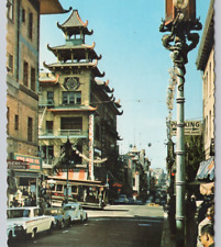 Cathay House Grant Avenue Chinatown San Francisco CA 1960s Vintage Postcard UNP picture
