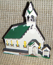 1999 HEARTSVILLE TOWN SQUARE CHURCH  Shelia's Wood Buildings Shelf Sitter picture