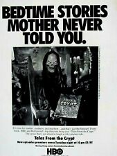 Tales From The Crypt Stories Mother Never Told VTG HBO 1990 Original Print Ad picture