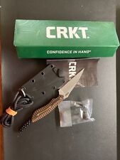 NEW CRKT 2388 FOLTS SPEW FIXED Neck KNIFE G10 HANDLE SHEATH picture