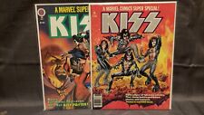 Marvel Comics Super Special 1+5 2nd App Of KISS Band Member Blood On Cover 1977 picture