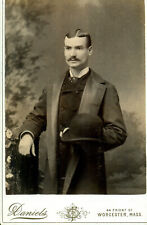 Late 1800's Handsome Young Man, Photo By DANIEL'S, 44 Front St., Worcester, Mass picture