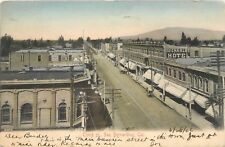 c1906 Hand-Colored Postcard 3rd Street Scene San Bernardino CA St. Charles Hotel picture