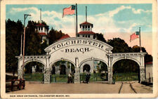 New Arch Entrance, Tolchester Beach, Maryland postcard. picture