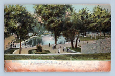1907. SAN ANTONIO, TX. SAN PEDRO SPRINGS PARK & LAKE. POSTCARD SZ23 picture