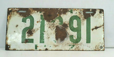 1917 NH New Hampshire Vintage License Plate 21391 picture