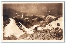 c1910's Grade Over City Creek Road Mountain CA RPPC Photo Unposted Postcard picture