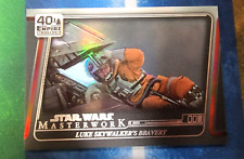 2020 Topps Star Wars Masterwork Rainbow Foil 299 Luke Skywalker's Bravery #ESB-6 picture