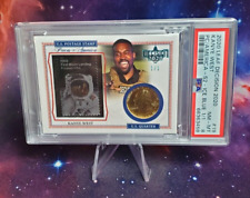 KANYE WEST 1/1 PSA 8 Leaf Decision 2020 Pieces of America Ice Blue Stamp Quarter picture
