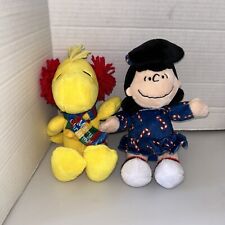 Peanuts Plush Woodstock And Lucy Christmas Lot  picture