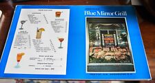 Vintage Menu Blue Mirror Grill 1304 F ST NW Washington DC Old School Restaurant picture