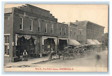 1916 Main St. From Public Square Centerburg Ohio OH Posted Antique Postcard picture