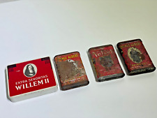 (4) EMPTY Antique Tobacco Tins | Velvet | Willem II Señoritas | Prince Albert picture