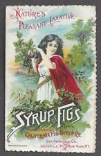 SAN FRANCISCO, CA ~ CALIFORNIA FIG SYRUP REMEDY CO FOLDED ADV ITEM, 1900-1920 picture