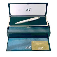 C1992 MONTBLANC N°146 SOLITAIRE STERLING 18K OBB NIB FOUNTAIN PEN NEAR MINT picture