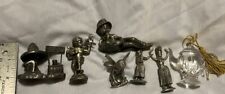 Pewter Figurines Lot Of 8 Different [ Animal,Historical, Fantasy] picture