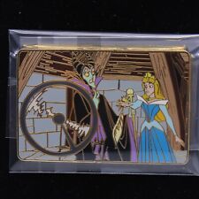 A4 Disney Auctions LE Pin Maleficent Sleeping Beauty Spinning Wheel Aurora picture