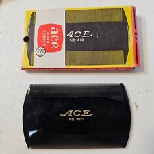 Vintage Ace Hard Rubber Comb No. 410 Fine Tooth Lice picture