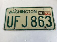 Vintage Washington License Plate March 1981 VV picture