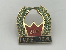 Laurel Bowl 200 Game Pin Award Bowling Alley RARE D3 picture