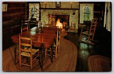 Postcard James White's Fort, Knoxville TN Living Room D25 picture