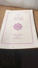 `1955 International Supreme Council Order Of  De Molay 35th Annual Session Book picture