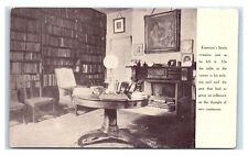 Postcard Emerson's Study, Concord Mass J58 picture