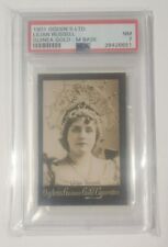  LILIAN RUSSELL 1901 Ogden Guinea Gold M BASE NM 7 PSA LARGE CARD picture
