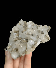 Newly Discovered Rare White Calcite And Hepatic Pyrite In One Original Ore picture