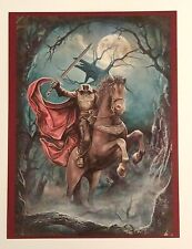 *Halloween* Postcard: Sleepy Hollow Headless Horseman Vintage Image~Reproduction picture