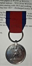 Battle of Waterloo Medal 1815 to Ellott, 15th King's Hussars picture
