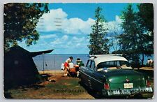Postcard - Indian Lake State Park - Manistique, Michigan - 1950s, posted (E1) picture