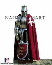 X-Mas Medieval Wearable Knight Crusader Full Suit Of Armour Collectibles LO66 picture
