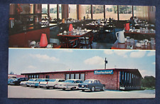 1963 El Dorado Kansas Sam Meranda's Restaurant & Cars Postcard picture