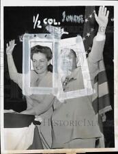 1944 Press Photo Helen Douglas & Samuel Jackson at Democratic convention in IL picture