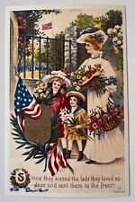 Vintage Chapman Memorial Day Postcard Patriotic picture