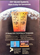 1977 ITP TACAN Beacon Transponder Print Ad US Navy Computer Hardware picture