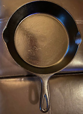 Antique Gate Marked #8 SMS Light Weight Cast Iron Skillet Seasoned, and Ready f picture