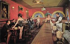 Beverly Hills CA Paul Cummins Gay 90s Saloon Risque Chrome Vintage Postcard picture