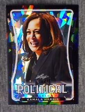 Kamala Harris VP  2020 Leaf Metal Political CRYSTAL ICE Black ~  ONLY 5  MADE  picture