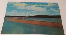 1950s postcard Fort Randall Reservoir Chamberlain South Dakota Hiģway 16 picture