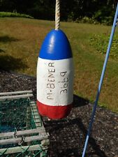 FREE SHIP 804 Maine Lobster BUOY nautical wedding pot bouy float crab CAPE Lake picture