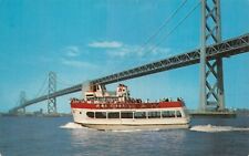 Vtg. 1960's M.S. Harbor Queen San Francisco Tour Boat Postcard p1163 picture