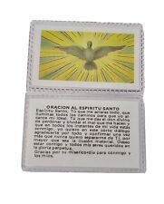 25 HOLY SPIRIT Small Laminated Holy Prayer card Espíritu Santo Confirmation Dove picture