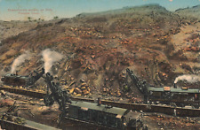 Steam Shovels on Slide Panama Canal c.1906 Postcard A448 picture