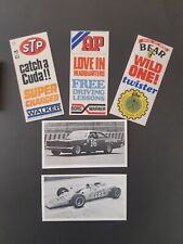 1970 DRAGSTRIPS  Cards, Wrapper and Stickers OPENED  PACK by  FLEER (RARE) picture