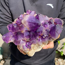 6lb Natural Amethyst Geode Cluster Quartz CRYSTAL Uruguay Cathedral picture