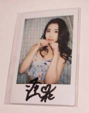 Ayaka Yamagishi Polaroid Photocard Cheki Signed Japanese Idol picture