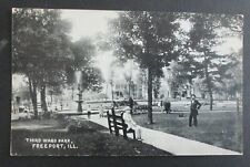 Third Ward Park Freeport IL Unposted DB Postcard picture