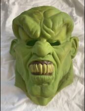 Vtg 90's Goosebumps The Haunted Mask Halloween Latex Mask Rare With Back Logo picture